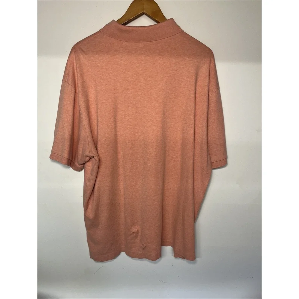 Polo Ralph Lauren 2XB Big Tall Polo Shirt Heathered Salmon / Coral Pink Golf T